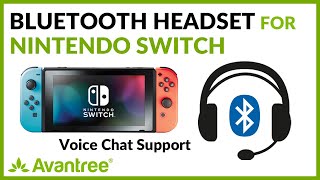Nintendo Switch Bluetooth Headset Wireless with Voice Chat Support (Stereo 16 bit Wireless)