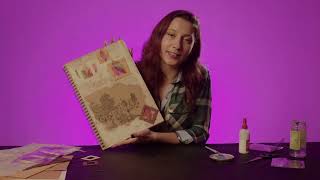 DIY Sketchbook Cover - Quick and Easy Tutorial 