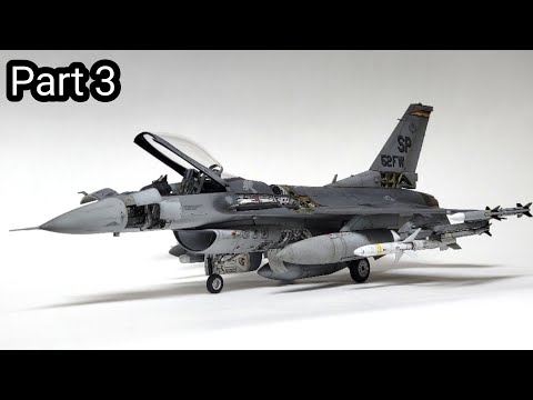 TAMIYA 1/48 F-16CJ FIGHTING FALCON(BLOCK50) Build - Part3