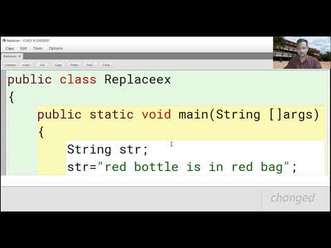 replace(),replaceAll() and replaceFirst() methods in java