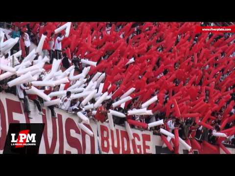 "Ahí viene la hinchada / Siempre estaremos - River vs. Racing - Final 2014" Barra: Los Borrachos del Tablón • Club: River Plate