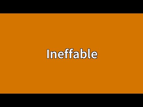 Ineffable Meaning