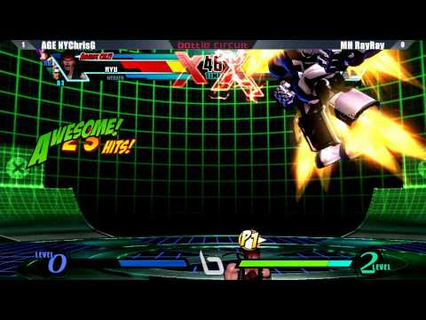 UMVC3 Grand Final AGE NYChrisG vs MH RayRay - Next Level Battle Circuit #19 Tournament Part 9
