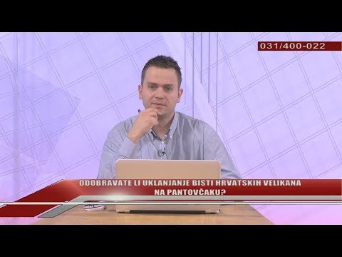 TV REPLIKA 10.03.2020. - ODOBRAVATE LI UKLANJANJE BISTI HRVATSKIH VELIKANA NA PANTOVČAKU?