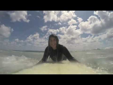 Multimedia Food Reporter Lauren Delgado Learns How to Surf