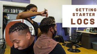 GETTING STARTER LOCS FOR THE FIRST TIME | Men's Dreadlock Journey