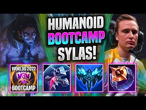 HUMANOID IS A BEAST WITH SYLAS IN NA BOOTCAMP! - FNC Humanoid Plays Sylas Mid vs Leblanc! |