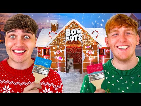 BOV BOYS DECORATE A CHRISTMAS HOUSE