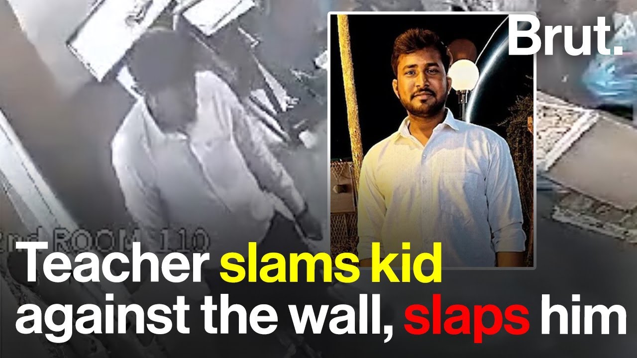 CCTV footage captures Gujarat teacher’s violent fury