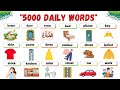 5000 Common English Words English Vocabulary For Beginners To Advanced