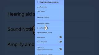 How to Turn ON Hearing Aid Compatibility on Samsung Mobile? #shortsfee