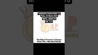 Prediksi Singapore Rabu 02 Maret 2022 | Bocoran Togel SGP Hari Ini | Rumus akura