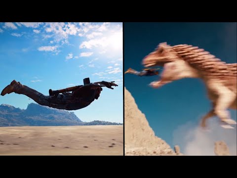 [Old] Land of the Lost Nom Edit - Allosaurus Eats Rico (...and he escapes)