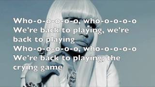Nicki Minaj ft Jessie Ware - The crying game lyrics (official audio)