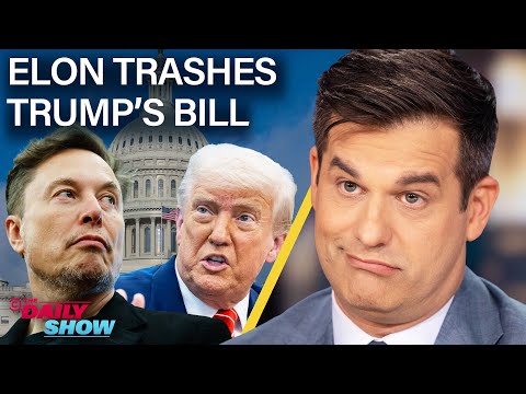 Elon Calls Trump's BBB "Disgusting Abomination" & FEMA Head Learns About Hurricanes | The Daily Show