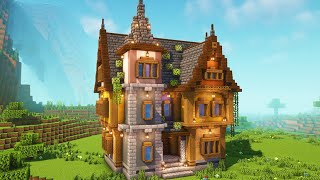 Minecraft | Medieval Terracotta Mansion | Minecraft Tutorial