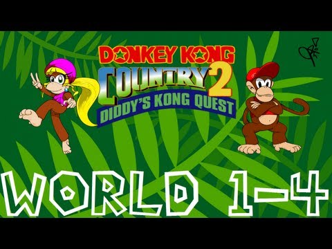 Donkey Kong Country 2 -- World 1-4: Lockjaw's Locker