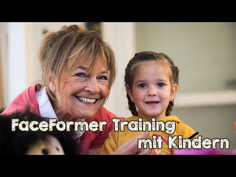 Motivation im Praxisalltag. So lernen kleine Kinder die wichtigen FaceFormer Therapie-Übungen.