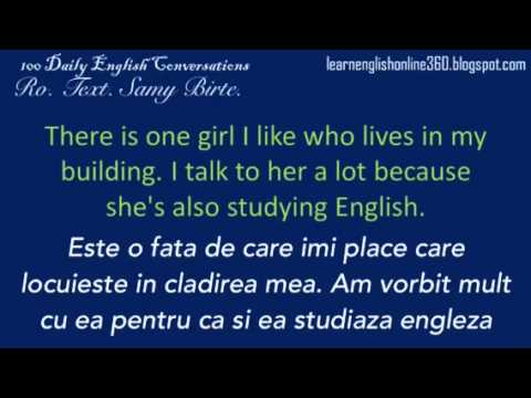 Conversatii în Englezā. Lectia. 90. Ti-ai gasit o iubiā deja?
