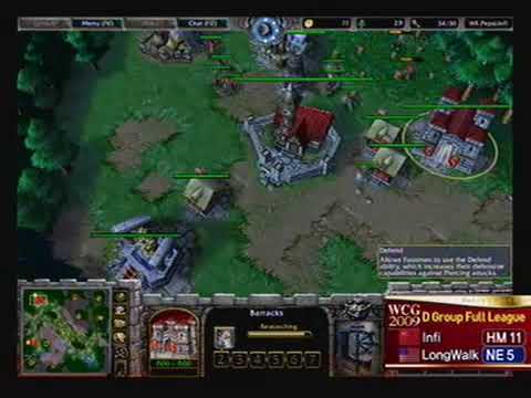 2009 WCG Grand Final Second day:  WarCraft III match: Infi vs LongWalk