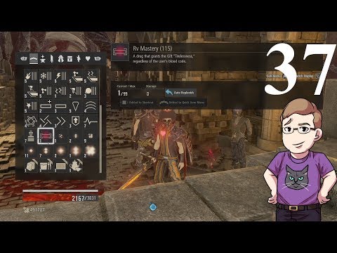 Let's Play Code Vein (Blind) Part 37 - Tirelessness, (RV Mastery 115)