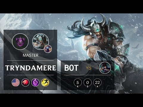 Tryndamere Bot vs Caitlyn - NA Master Patch 9.21