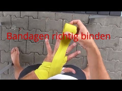 How to tie boxing bandages | How to tie bandages made easy