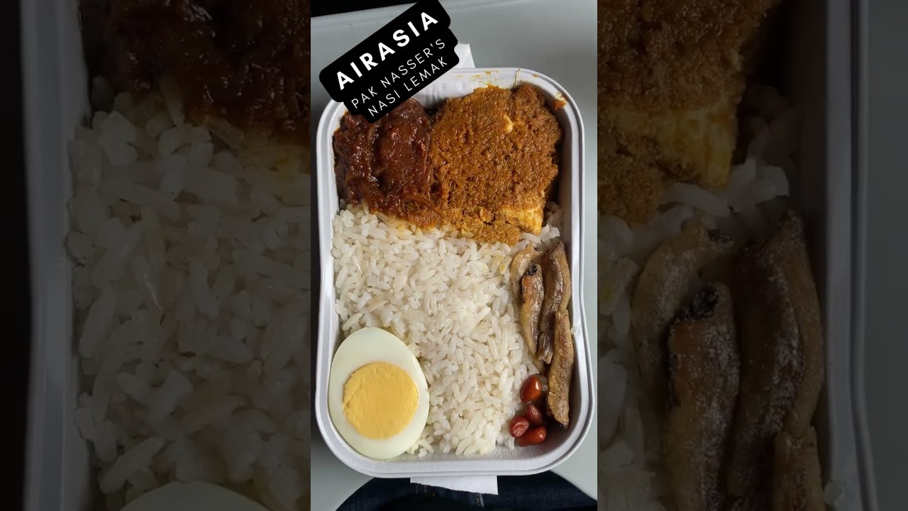 Airasia PAK NASSER NASI LEMAK #shorts #food #fyp