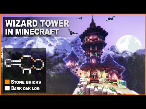 Minecraft: How to build a Wizard Tower | Tutorial