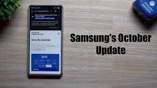 Samsung's October Update