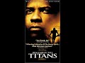 Opening To Remember The Titans VHS 2001