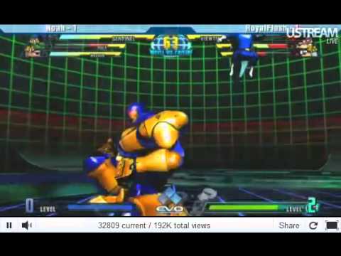 EVO 2011 - Marvel vs Capcom 3 - Noah vs. Royal Flush