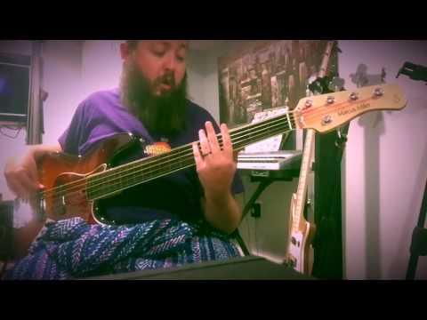 Sire V7 Fretless 5 string Marcus Miller Bass Demo