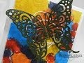 Butterfly Thank You Card w/ Distress Paints - Fresh ...