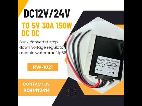 G-energy GEMSD240530 12V 24V To 5V 30A 150W Dc To Dc Converter Ip68 Step Down Buck Converter