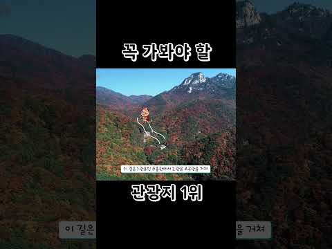 죽기 전에 꼭 가봐야 할 곳 국내 1위 #shorts