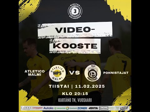 Huippuhetket: Atletico Malmi - Ponnistajat 11.2.2025