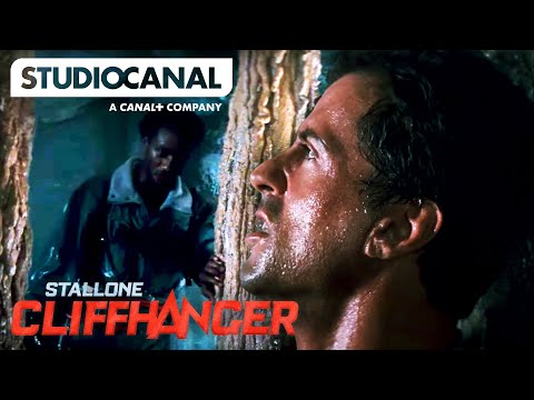 Thumbnail of the video: The Cave Fight | Cliffhanger Clip with Sylverster Stallone