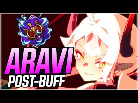 POST-BUFF ARAVI IS BUSTED NOW with HER NEW EE?! - Epic Seven