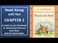 WINNIE THE POOH Chapter 1 I Read Along With Text Read Aloud Children S Books Learn English