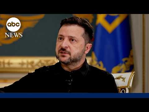 Ukrainian President Zelenskyy on his relationship with President Trump