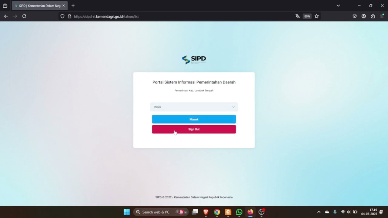 TUTORIAL CARA INPUT RINCIAN BELANJA RENJA TAHUN 2026 PADA SIPD RI