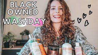 Black Owned Hair Care Products | Black Owned Hair Brands to Support | 2A/2B/2C Wavy Hair Washday