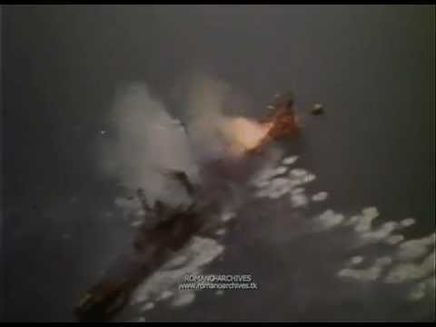1945 Gun-Cam Raw - Strafing Japanese Vessels (HD)