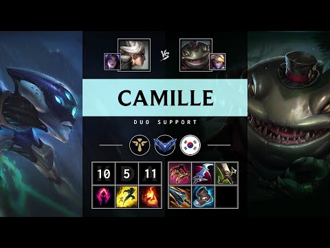 Camille Support vs Tahm Kench: Unstoppable - KR Diamond Patch 14.24