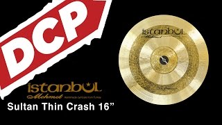 Video thumbnail for Istanbul Mehmet Sultan Thin Crash Cymbal 16" 962 grams by Drum Center of Portsmouth