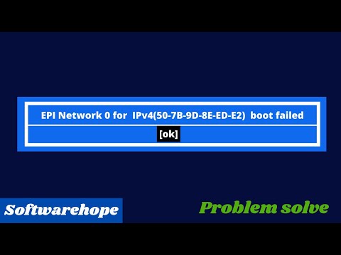 efi network 0 for ipv4&ipv6 boot failed Lenovo - boot failed