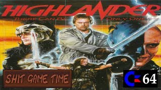 SHIT GAME TIME: HIGHLANDER (C64 - Contains Swearing!)