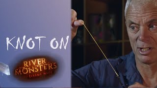 How To Tie A Uni / Grinner Knot (Knot On) - River Monsters
