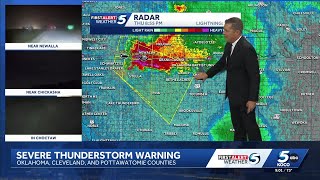 Severe weather update 9:12 p.m. October 23 2025